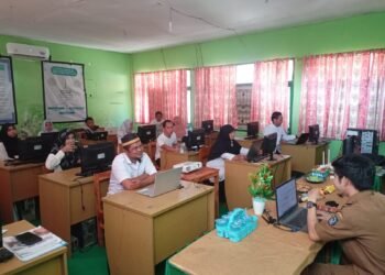 Siap Laksanakan Pembelajaran Digital, MA. Muhammadiyah Panaikang Launching LMS
