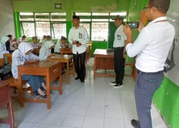 Hari Pertama PAT, Kakan Kemenag Bantaeng Sambangi MA. Muhammadiyah Panaikang